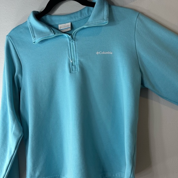 Columbia Sky Blue Zip-Up Jacket - Picture 1 of 1